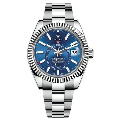 sky dweller stahl blau